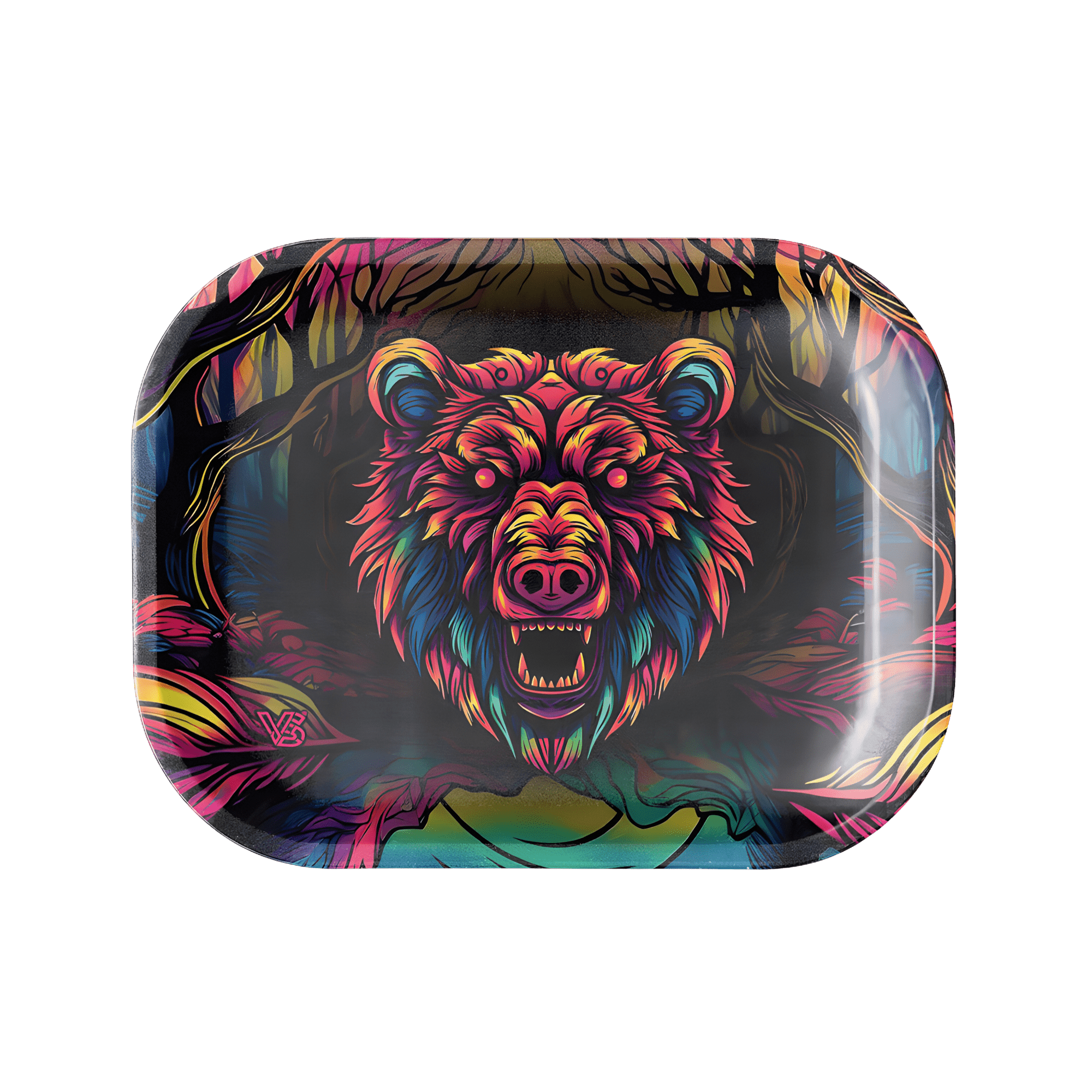 V Syndicate Rollin Trays Small Bear Prism Metal Rollin' Tray