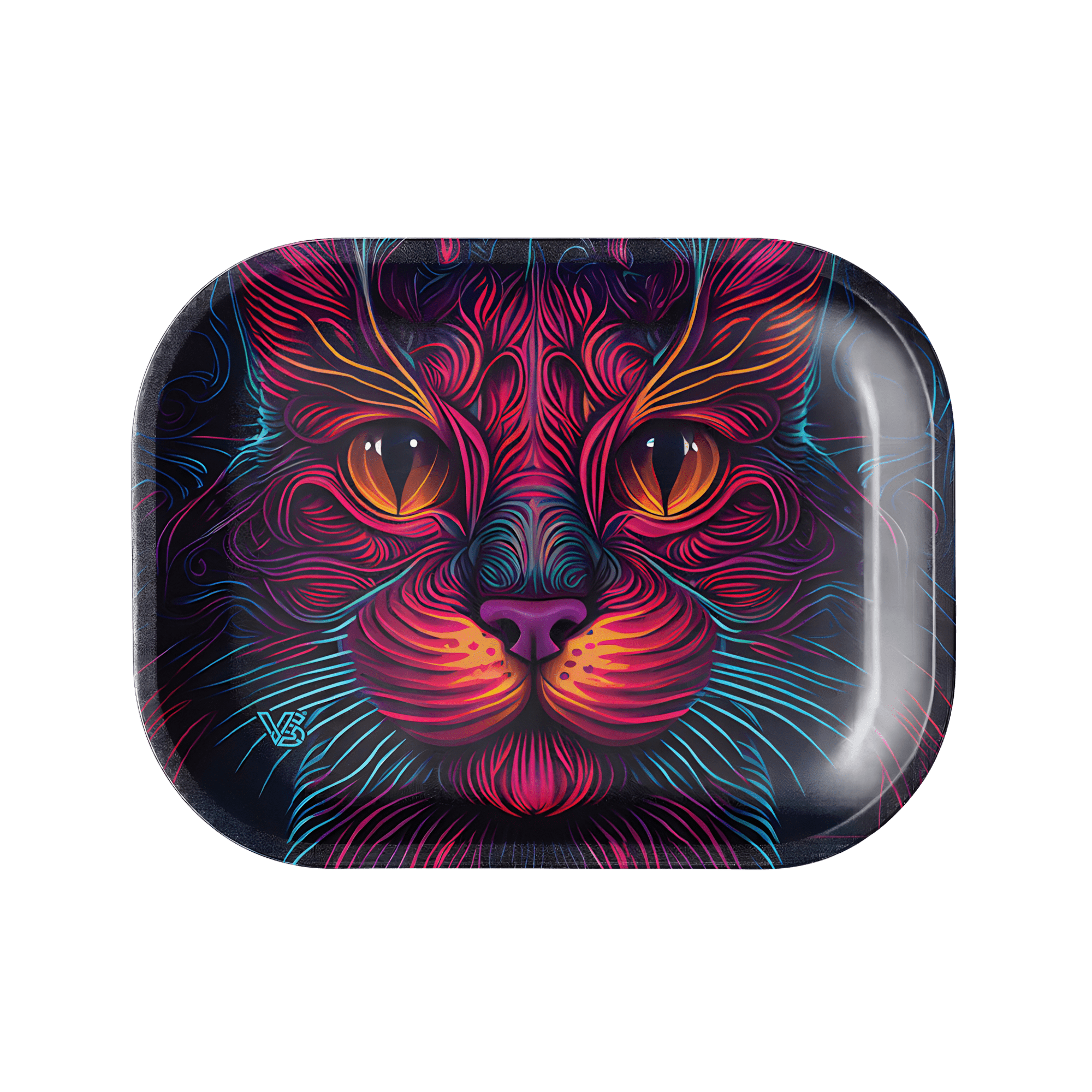 V Syndicate Rollin Trays Small Cat Prism Metal Rollin' Tray