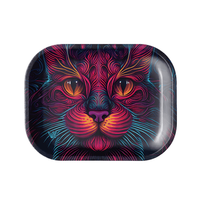 V Syndicate Rollin Trays Small Cat Prism Metal Rollin' Tray
