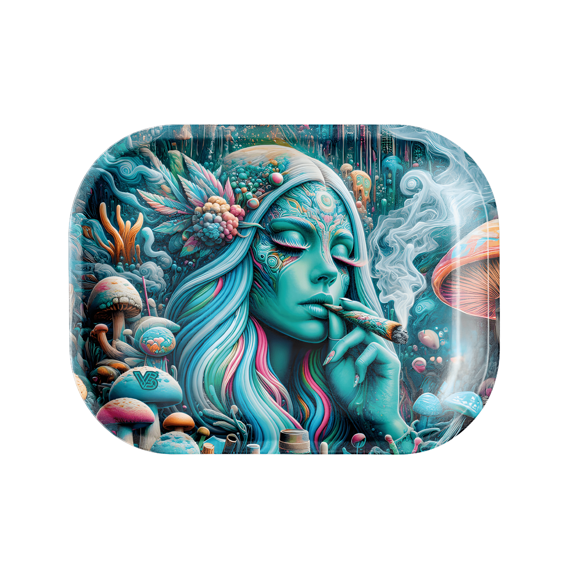 V Syndicate Rollin Trays Small Forest Medic Metal Rollin' Tray
