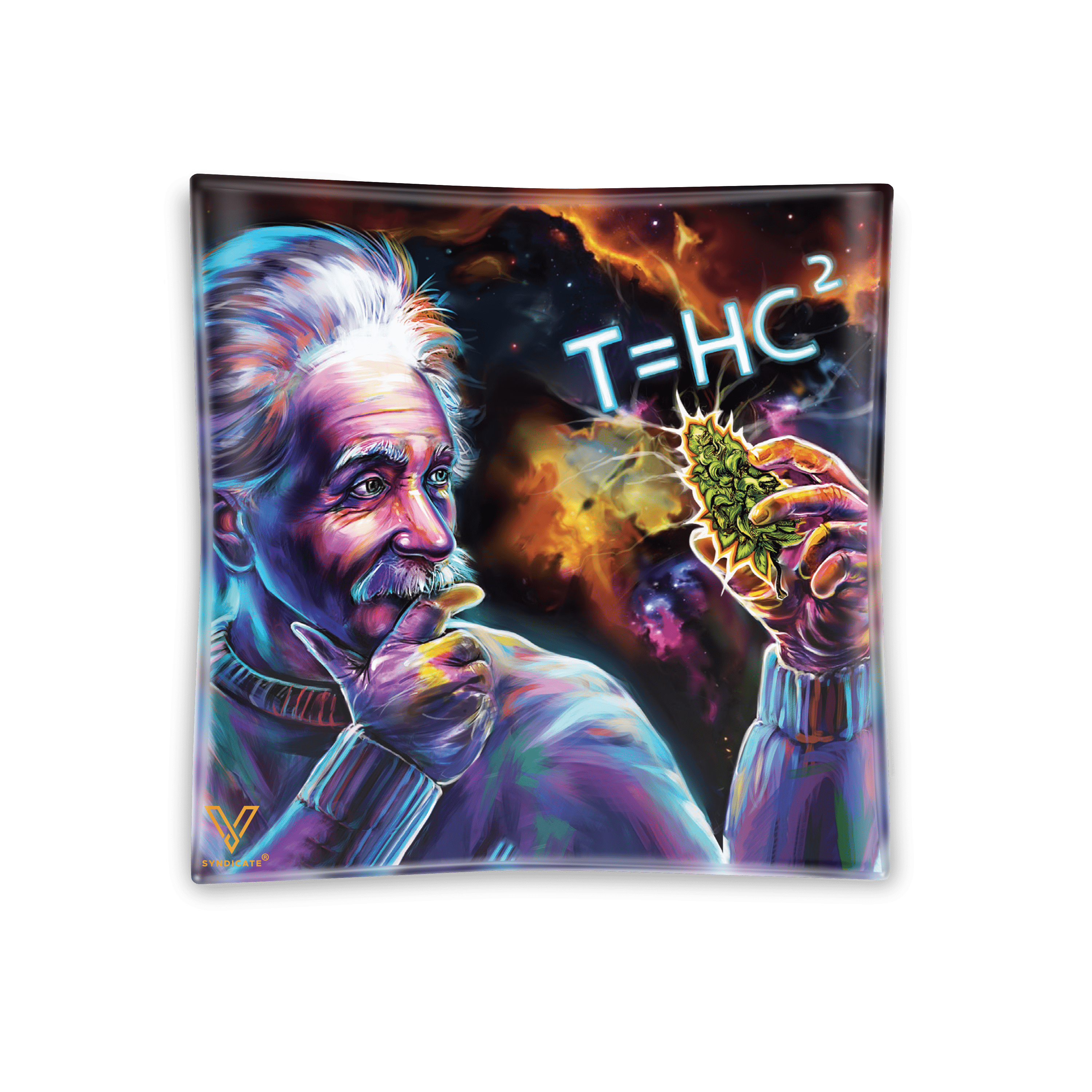 V Syndicate Blazin' Ashtray T=HC2 Einstein Black Hole Blazin' Ashtray Glass