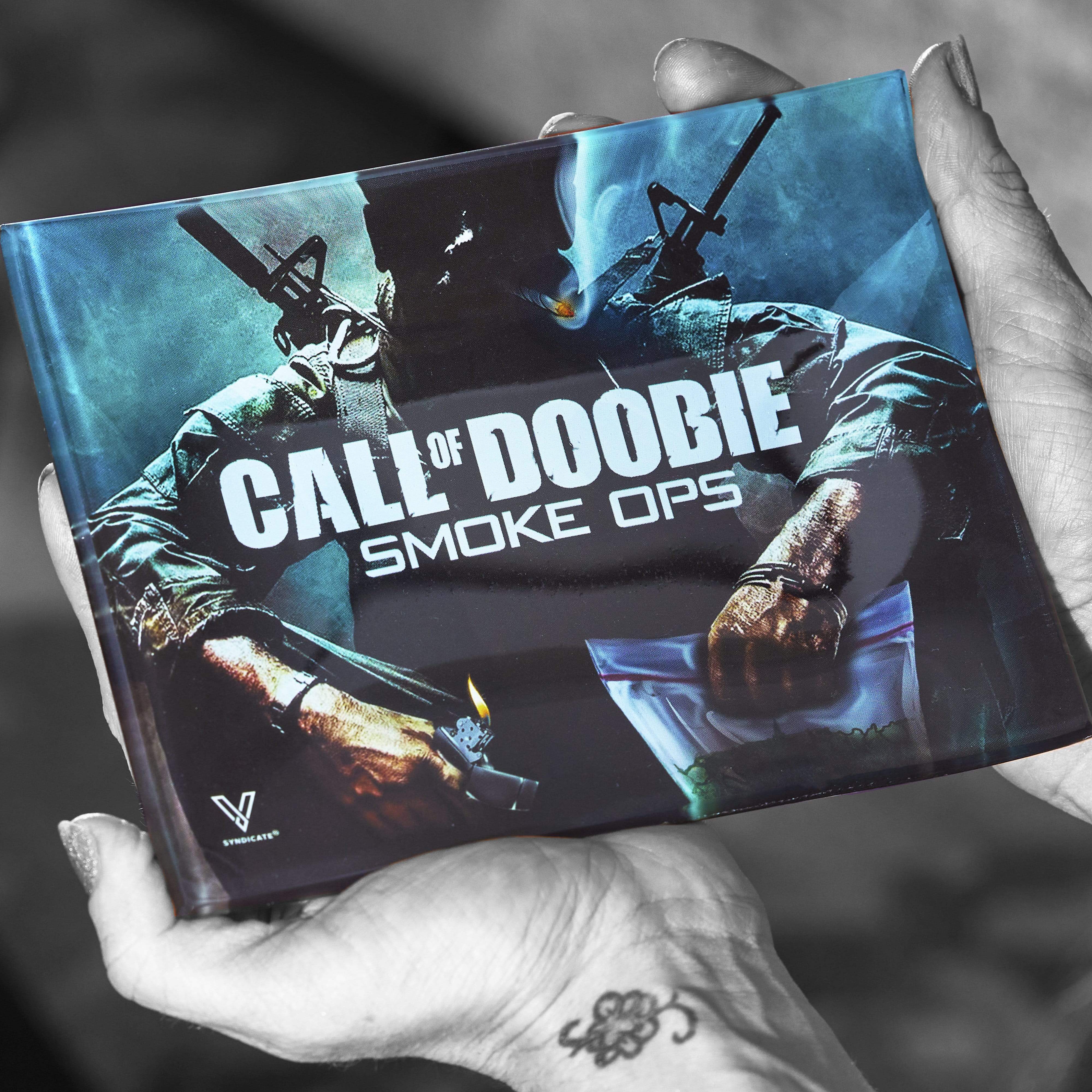 V Syndicate Glass Rollin' Tray Call of Doobie Glass Rollin' Tray