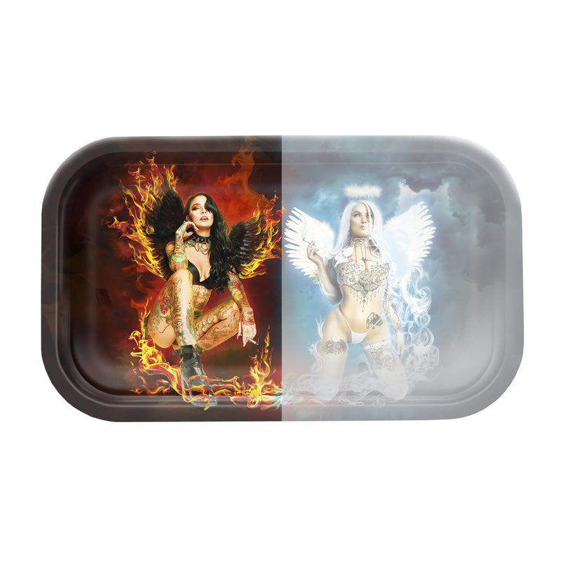 V Syndicate Hybrid Rollin Tray Medium Devil vs Angel Hybrid Rollin' Tray