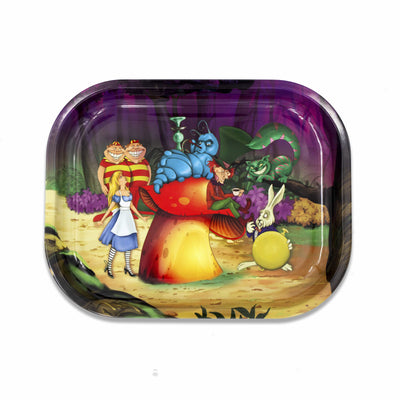 V Syndicate Rollin Trays Small Alice Mushroom Metal Rollin' Tray