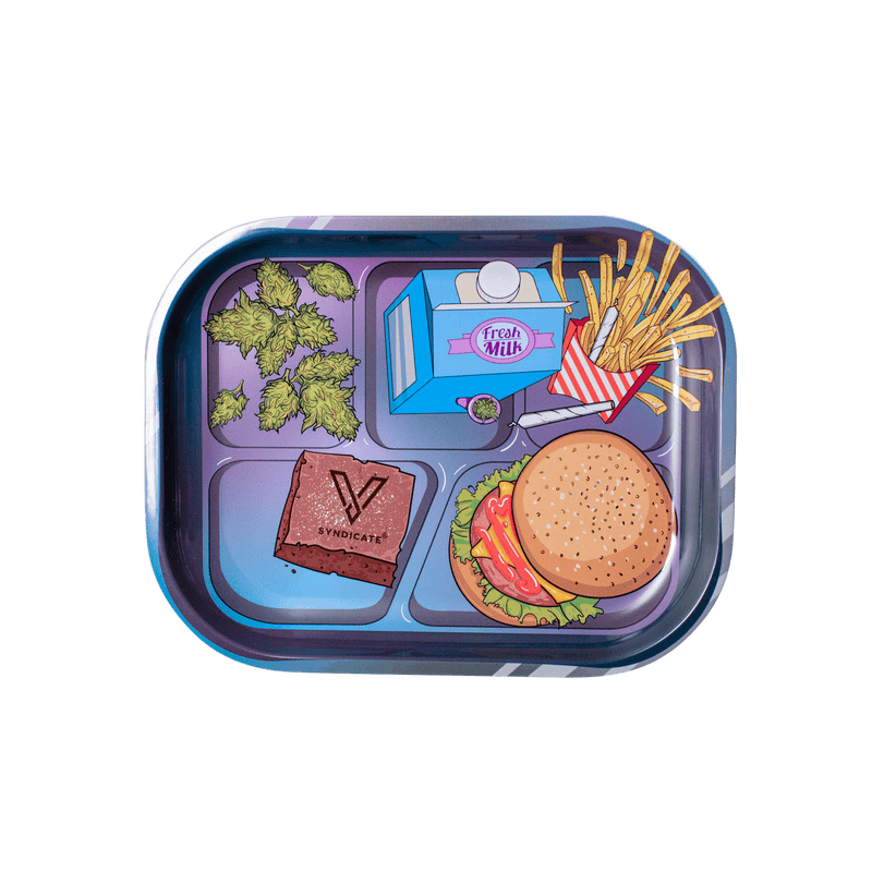 V Syndicate Rollin Trays Small Munch Time Metal Rollin' Tray