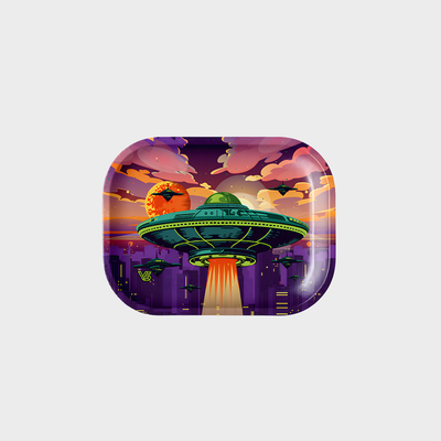 Alien Invasion Metal Rollin' Tray