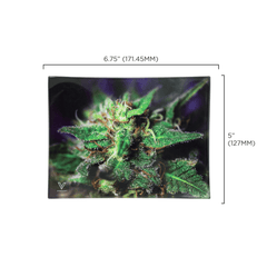 V Syndicate Glass Rollin' Tray Blue Dream Glass Rollin' Tray