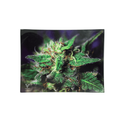 V Syndicate Glass Rollin' Tray Blue Dream Glass Rollin' Tray