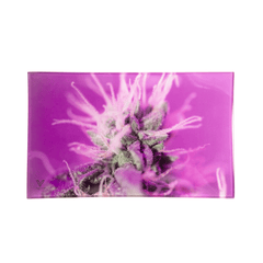 V Syndicate Glass Rollin' Tray Medium Pink Lemonade Glass Rollin' Tray