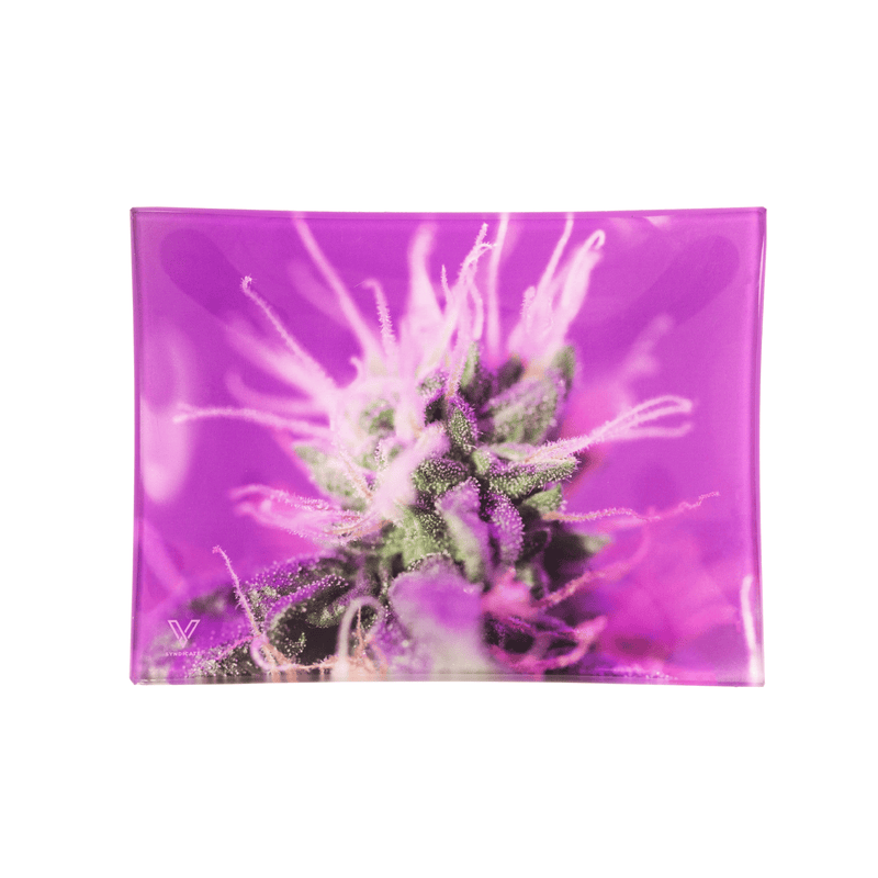 V Syndicate Glass Rollin' Tray Small Pink Lemonade Glass Rollin' Tray