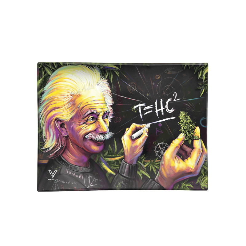 V Syndicate Glass Rollin' Tray Small T=HC2 Higher Education Glass Rollin' Tray