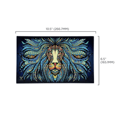 V Syndicate Glass Rollin' Tray Tribal Lion Glass Rollin' Tray