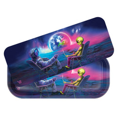 V Syndicate Long Blunt Orbit Roll N Go (Metal Tray with Magnetic Lid)