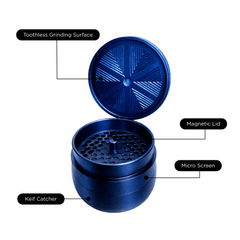 V Syndicate Metal Blue Gridlock Grinder