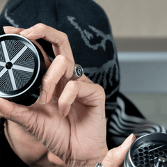 V Syndicate Metal Blue Gridlock Grinder