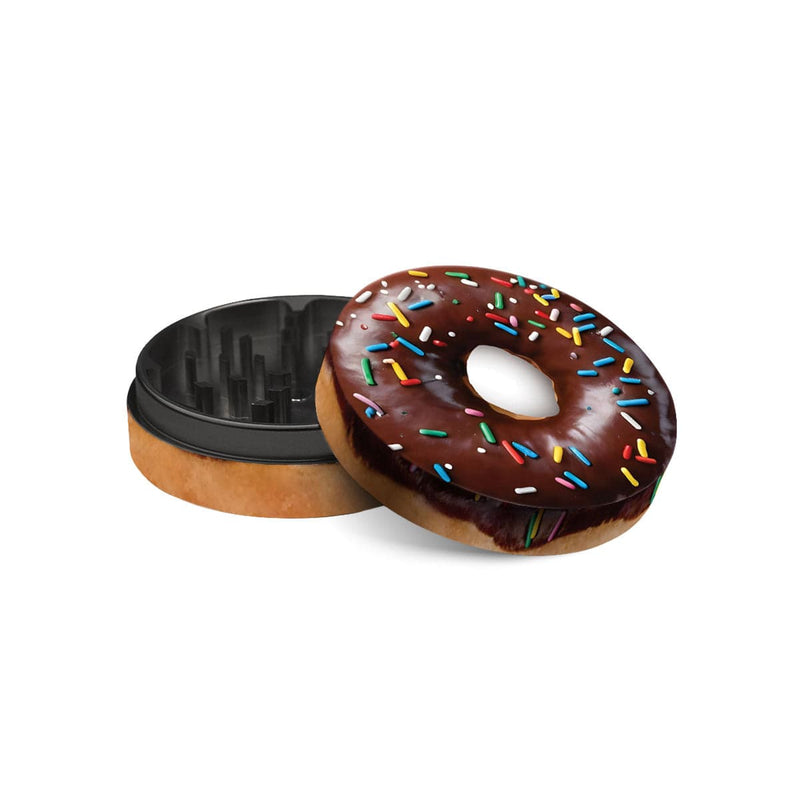 V Syndicate Metal Chocolate Donut 2-Piece Dine-In Grinder