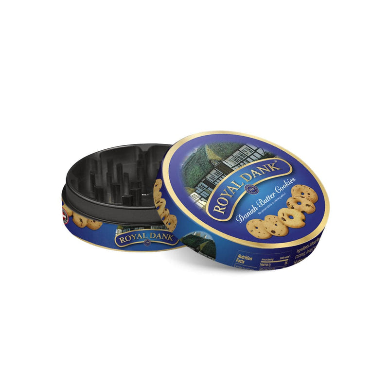 V Syndicate Metal Cookie Tin 2-Piece Dine-In Grinder