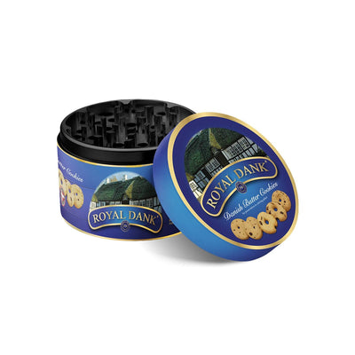 V Syndicate Metal Cookie Tin 4-Piece Dine-In Grinder