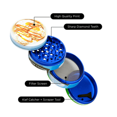 V Syndicate Metal Ice Cream 4-Piece Dine-In Grinder