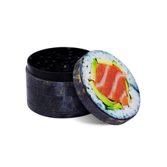 V Syndicate Metal Salmon Sushi 4-Piece Dine-In Grinder