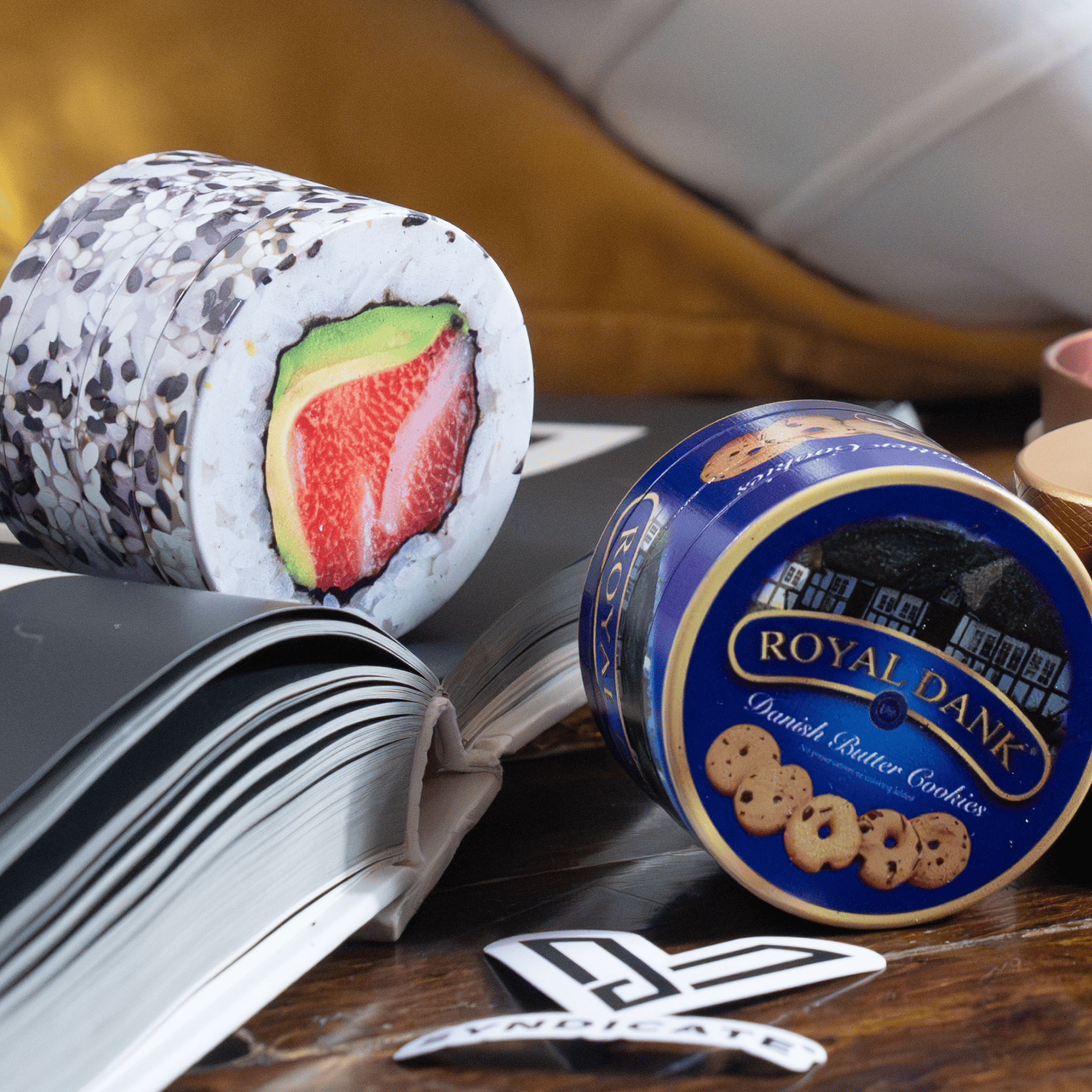 Sesame Sushi 4-Piece Dine-In Grinder – V Syndicate Sesame Sushi 4-Piece Dine-In Grinder – V Syndicate