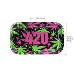 V Syndicate Rollin Trays 420 Retro Metal Rollin' Tray