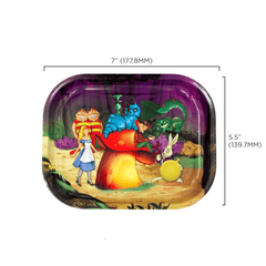 V Syndicate Rollin Trays Alice Mushroom Metal Rollin' Tray
