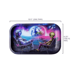 V Syndicate Rollin Trays Blunt Orbit Metal Rollin' Tray