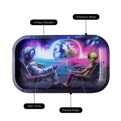 V Syndicate Rollin Trays Blunt Orbit Metal Rollin' Tray
