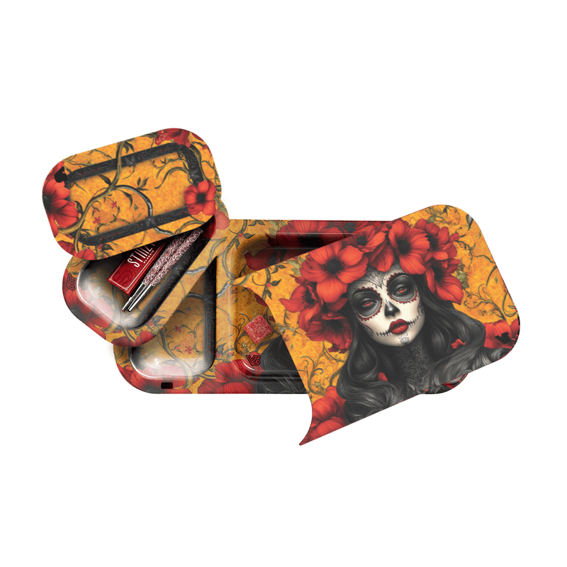 V Syndicate Rollin Trays Calavera Dual Tray