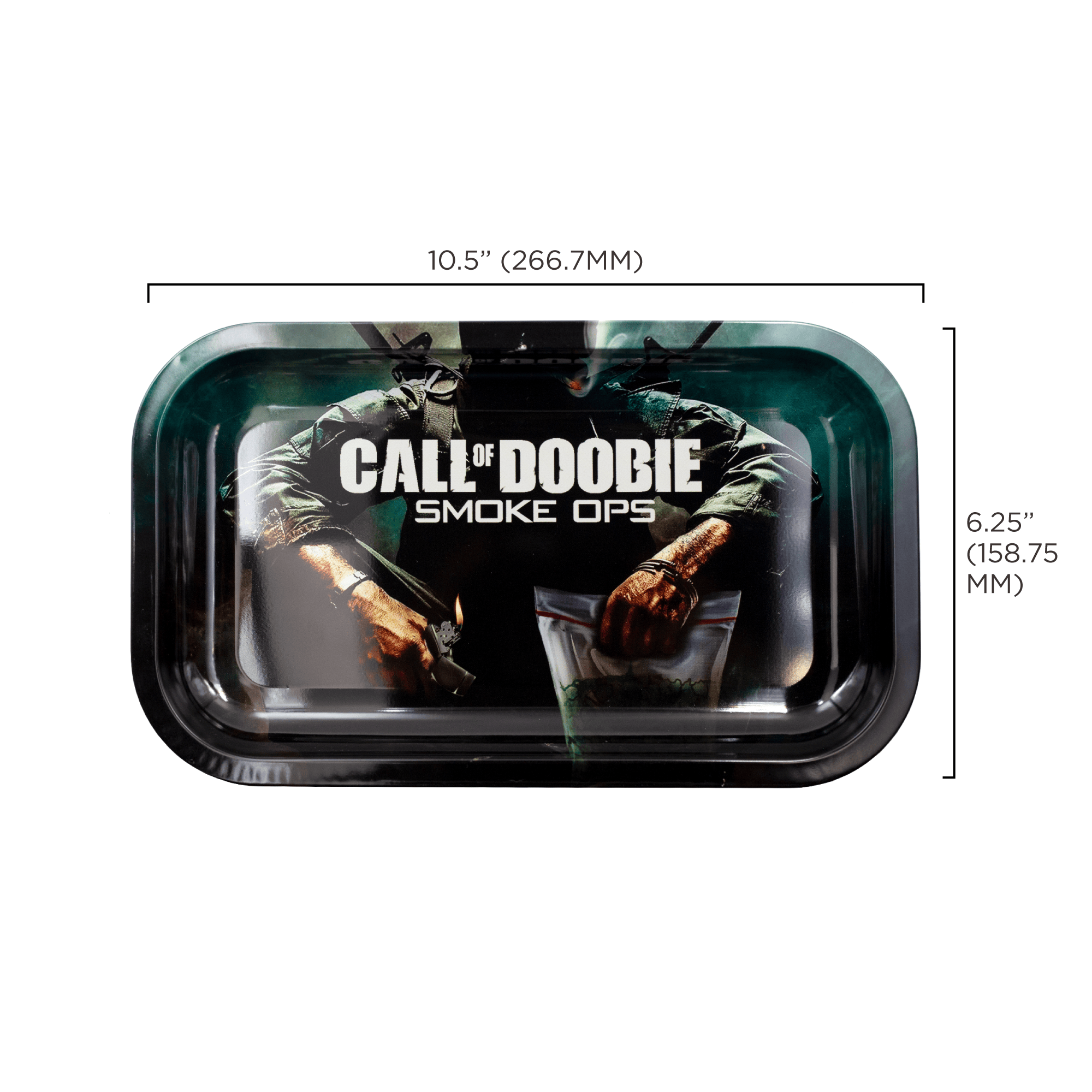 winnie the pothead rolling tray Call of Doobie Metal Rollin' Tray – V Syndicate