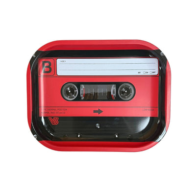 V Syndicate Rollin Trays Cassette Red Metal Rollin' Tray