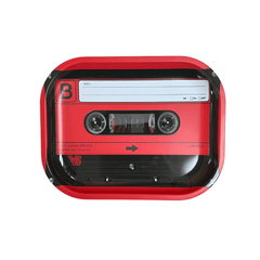 V Syndicate Rollin Trays Cassette Red Metal Rollin' Tray