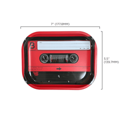 V Syndicate Rollin Trays Cassette Red Metal Rollin' Tray