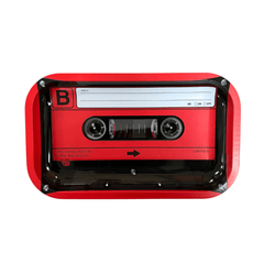 V Syndicate Rollin Trays Cassette Red Metal Rollin' Tray
