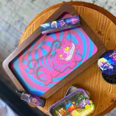 V Syndicate Rollin Trays Dalirious 3D High Def Wood Rollin' Tray
