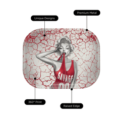 V Syndicate Rollin Trays Dank Diva Metal Rollin' Tray