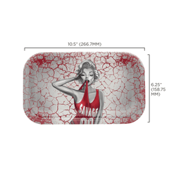 V Syndicate Rollin Trays Dank Diva Metal Rollin' Tray