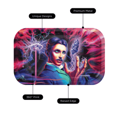 V Syndicate Rollin Trays High Voltage Metal Rollin' Tray