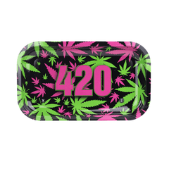 V Syndicate Rollin Trays Medium 420 Retro Metal Rollin' Tray