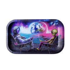 V Syndicate Rollin Trays Medium Blunt Orbit Metal Rollin' Tray