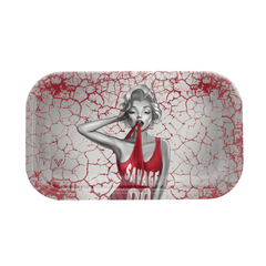 V Syndicate Rollin Trays Medium Dank Diva Metal Rollin' Tray