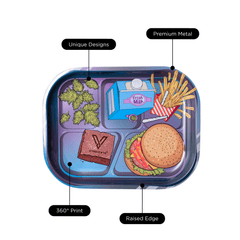 V Syndicate Rollin Trays Munch Time Metal Rollin' Tray