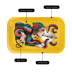 V Syndicate Rollin Trays Serpentine Metal Rollin' Tray