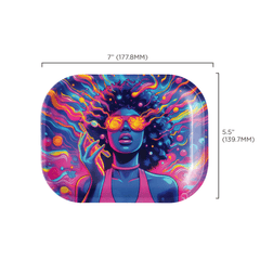 V Syndicate Rollin Trays Small 90's Blast Metal Rollin' Tray