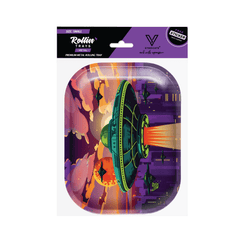 V Syndicate Rollin Trays Small Alien Invasion Metal Rollin' Tray