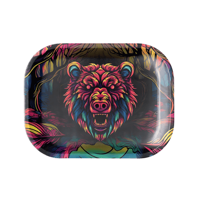 V Syndicate Rollin Trays Small Bear Prism Metal Rollin' Tray