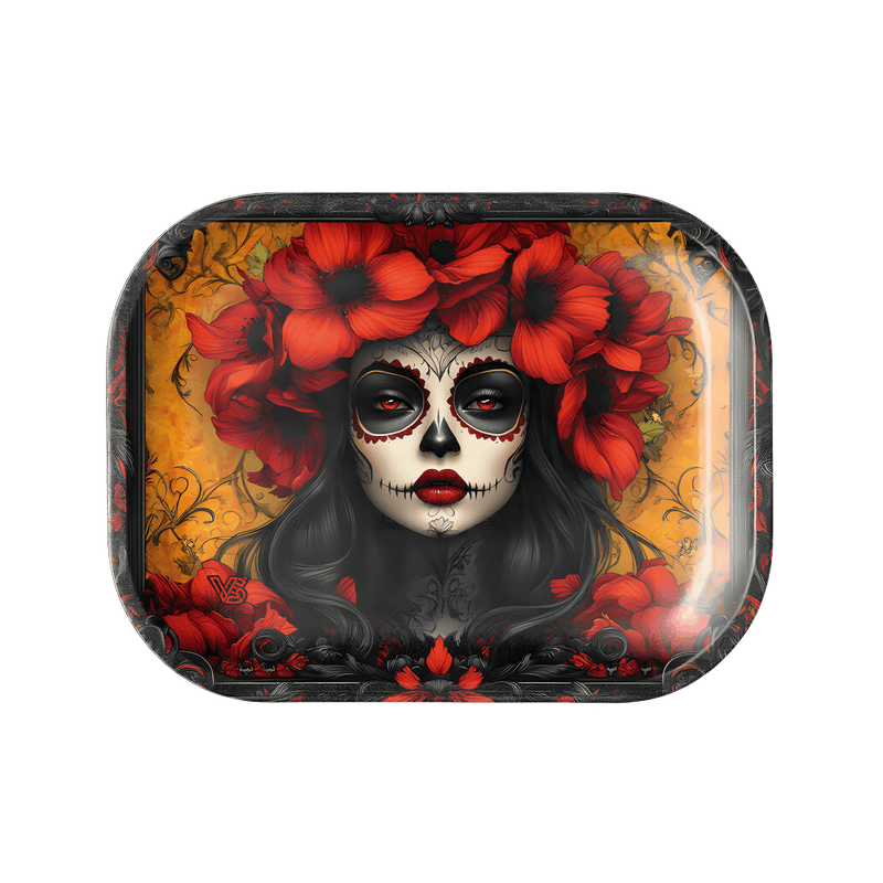 V Syndicate Rollin Trays Small Calavera Metal Rollin' Tray