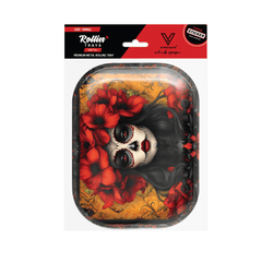 V Syndicate Rollin Trays Small Calavera Metal Rollin' Tray
