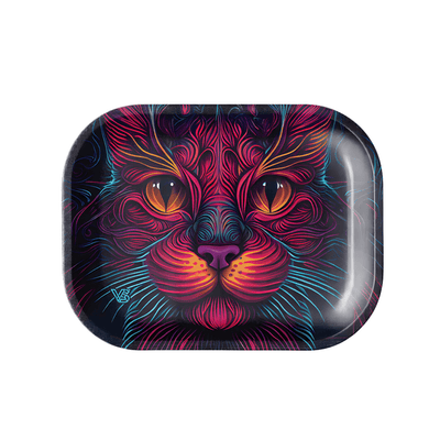 V Syndicate Rollin Trays Small Cat Prism Metal Rollin' Tray
